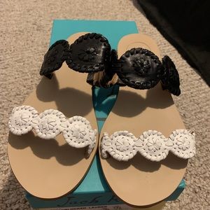 Black & White Jack Rogers